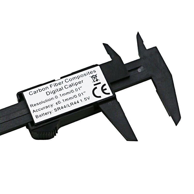 Digitale schuifmaat 15cm carbon fiber zwart 03